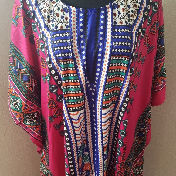 New Fuschia Kaftan Abaya Cover-u… - Picture 11 of 12